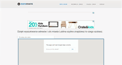 Desktop Screenshot of lublin.mapamiasta.info