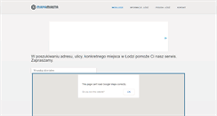 Desktop Screenshot of lodz.mapamiasta.info