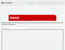 Tablet Screenshot of bialystok.mapamiasta.info