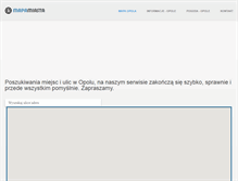 Tablet Screenshot of opole.mapamiasta.info